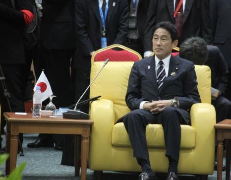 日本前外相岸田文雄明确表示将参选自民党总裁