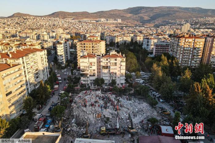 爱琴海强震后发生上千次余震 已致土耳其73人死亡