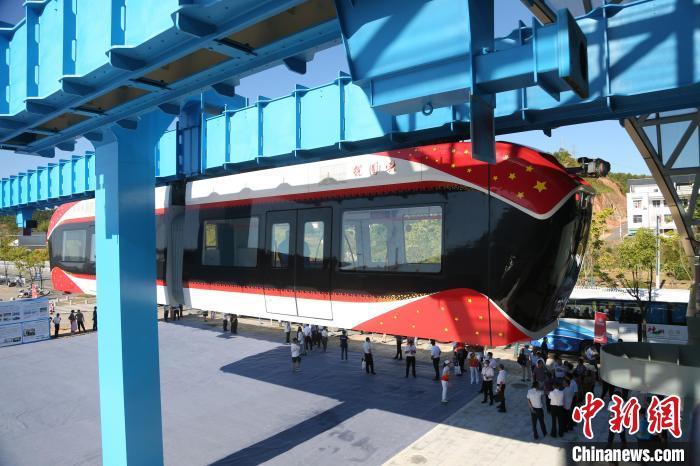 中国首条永磁磁浮轨道交通工程试验线“红轨”竣工