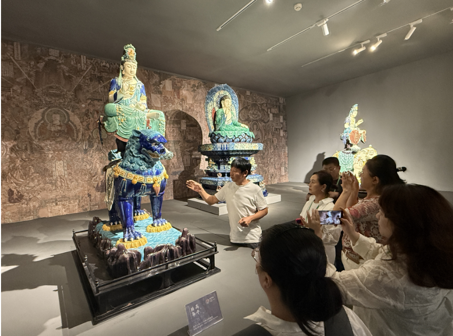 海外华媒走进山西高平珐华艺术馆：探寻失落的艺术珍宝