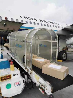 白雲機場入境醫療物資超1000萬件 海外僑胞踴躍捐贈