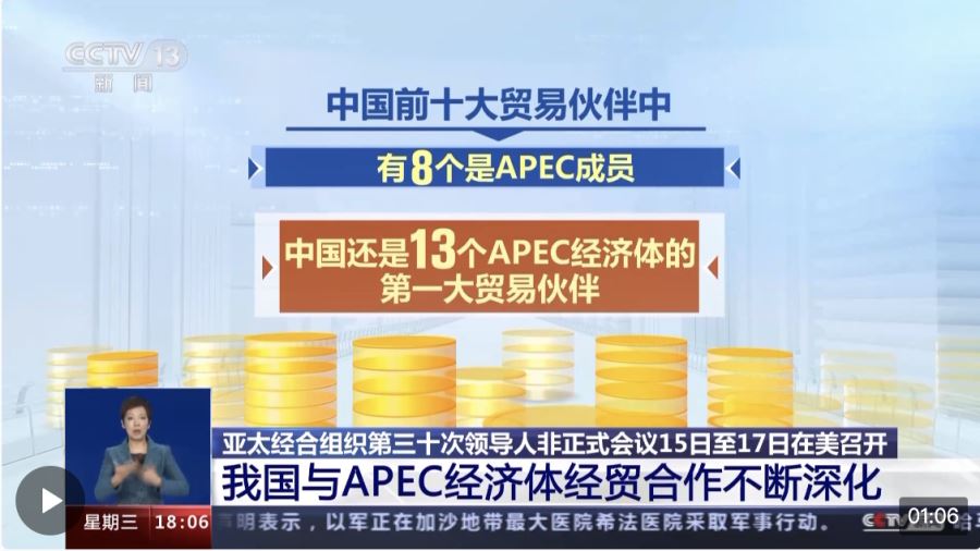 我国与APEC经济体经贸合作不断深化 为亚太区域发展贡献力量